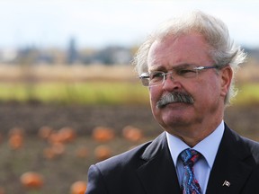 Former agriculture minister Gerry Ritz in a file photo, tweeted that the $13 billion Quebec has received may have been a reason for its recent economic prosperity.