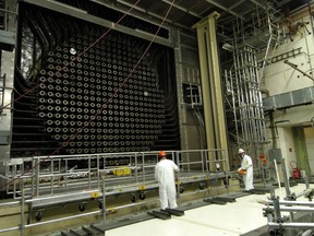 An interior view of the Pickering Nuclear Power Plant.