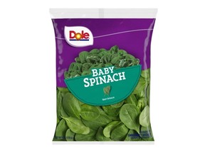 6 oz Dole Baby Spinach bag