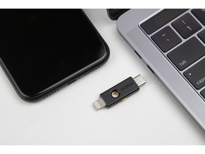 The YubiKey 5Ci is the perfect solution for strong hardware-backed authentication across iOS, Android, MacOS, or Windows devices.