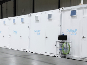 Delta 9 uses retrofitted shipping containers to grow cannabis that are stackable, modular & scalable.