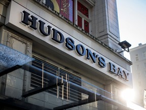 A Hudson's Bay store in downtown Vancouver.