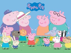 Characters from the Peppa Pig television show.