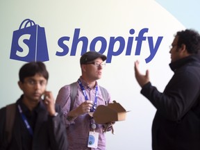 Shopify’s Unite event in Toronto. Helping small business accomplish what they can’t do on their own is Shopify’s priority, says CEO Tobi Lutke.