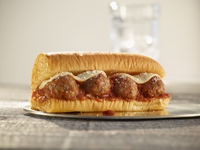 The Beyond Meatball Marinara Sub is being tested in 685 Subway restaurants in the U.S. and Canada.