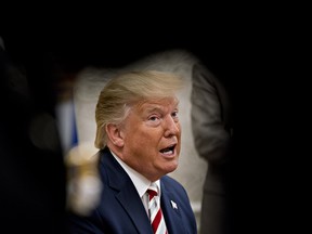 U.S. President Donald Trump in the Oval Office of the White House in Washington, D.C., U.S., on Tuesday, Aug. 20, 2019.