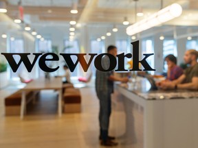 The WeWork Cos Inc. offices in New York. The office learning company operates 528 locations in 111 cities across 29 countries.
