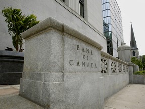 The Bank of Canada building in Ottawa.