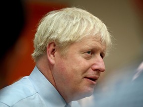 Britain's Prime Minister Boris Johnson