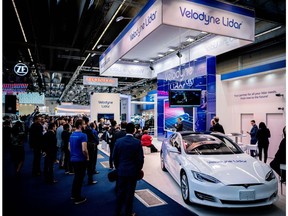 Can you see the lidar? The Velarray is embedded in a sleek electric car at IAA 2019 (Hall 8.0, Booth A13).