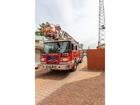 EP Henry's CO2-cured Solidia Concrete™ pavers made from low-carbon Solidia Cement™ at the Elsmere, Delaware Fire Company