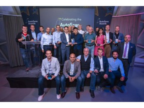 Robosense Along With Other Winnners At The Autosens Awards Ceremony At Brussels, Belgium