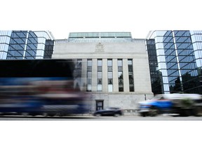 The Bank of Canada in Ottawa is seen on May 16, 2019. The economy is a top concern for Canadian voters and the Bank of Canada, an authority on the issue, will be largely silent during the federal election campaign. The quiet is deliberate. The central bank says it wants to avoid making any possible impact - or the appearance of an impact - on the political contest.