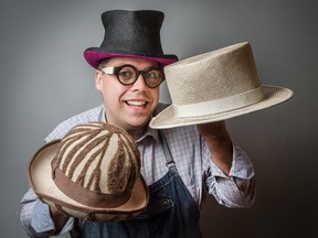 Milliner David Dunkley at his Toronto store.