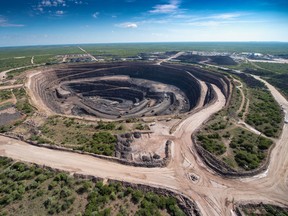 An aerial shot of Lucara’s state-of-the-art Karowe Mine located in Botswana.