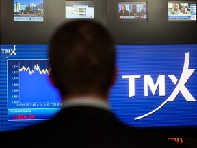 The TSX hit a record high on Thursday.