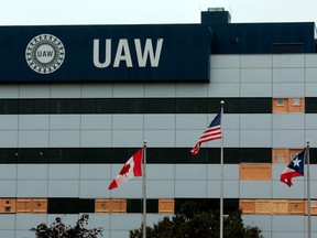 The United Auto Workers Solidarity House that is undergoing renovation is pictured in Detroit, Mich.