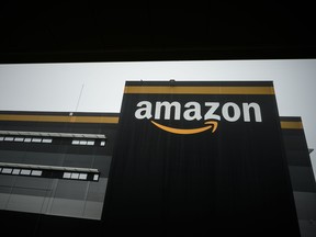 A new Amazon warehouse in France.