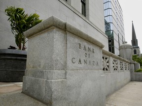 The Bank of Canada building in Ottawa.