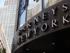 Barneys filed for bankruptcy protection in August, citing rent hikes as a factor in its decision.