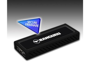 The New Kanguru UltraLock USB-C M.2 NVMe SSD is one of the world's fastest SSDs, with SuperSpeed+ USB 3.1 Gen 2 Connectivity. Along with secure firmware and a physical write protect switch, the Kanguru UltraLock USB-C M.2 NVMe SSD is an ideal solid state drive to store data.