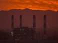 A gas-powered generating station in California.