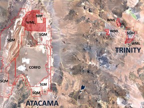Wealth Minerals’s lithium project in northern Chile