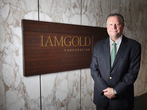 Iamgold President and CEO Stephen Letwin at the company's Toronto offices in 2017.