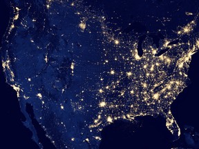 Economists are now using night lights to access GDP.