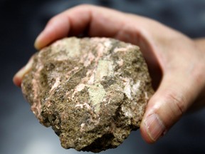 A bastnaesite mineral containing rare earth. Canada’s rare earth industry has shrunk over the past decade from a hundred explorers to just a handful of companies, which mostly refine or recycle the elements.