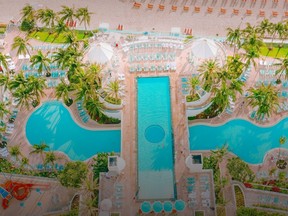 The Diplomat Beach Resort, with more than 200,000 square feet of meeting space, sits between the Atlantic Ocean and the intercoastal waterway. It was built on the site of a historic hotel that hosted performances by Judy Garland and Bob Hope.