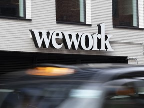 A WeWork co-working office space in London, U.K.