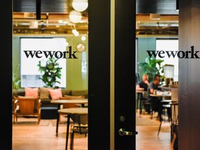 A WeWork office in California.