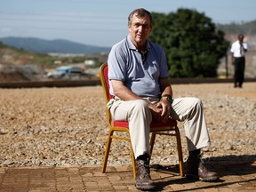 Barrick Gold Corp. chief executive Mark Bristow at the Kibali gold mine in Democratic Republic of Congo when he headed Randgold Resources.