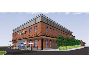 Rendering of Organic Garage's Leaside location