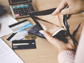 More than half of Canada’s population has more than one credit card and one in four of us use that credit to bridge a gap between pay cheques.