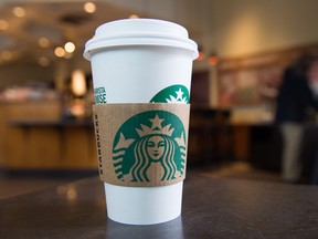 Starbucks is selling an addictive drug — caffeine — and people are lining up to buy it.