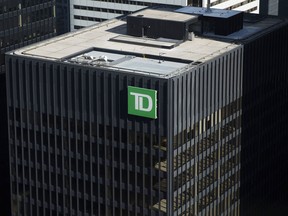 The Toronto-Dominion Bank headquarters in Toronto.