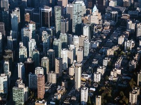 Commercial and residential buildings in Vancouver.