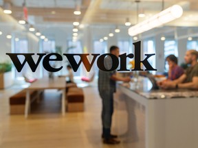 A WeWork office in Manhattan.