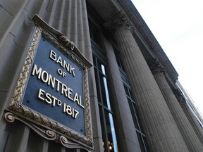 Bank of Montreal reported on Tuesday net income of nearly $1.2 billion for the three months ended Oct. 31, down from about $1.7 billion a year earlier, due in part to a $484-million pre-tax restructuring charge that Canada's fourth-largest lender took for the quarter.