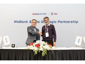 China's largest digital bank WeBank announced two partnerships during top AI conference NuerIPS.