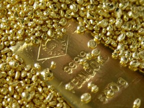 Spot gold — which last traded at about US$1,467 an ounce — is up 14 per cent so far this year, on course for the third annual gain in the past four years.