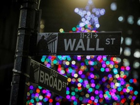 It's Christmas time on Wall Street.