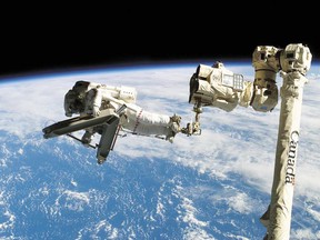 MacDonald, Dettwiler and Associates, the creator of the Canadarm, is being sold.
