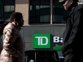 A TD Bank branch in New York City.