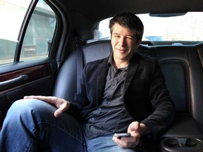 Travis Kalanick, CEO of Uber, launches service in Toronto in 2012.