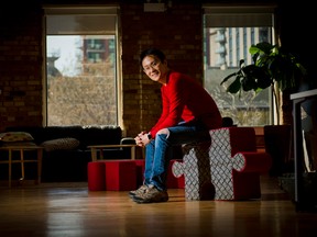 Wattpad CEO Allen Lau at the company's offices in Toronto.