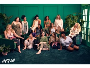 Aerie introduces Ali Stroker, Beanie Feldstein, Dre Thomas, Hari Nef, Keiana Cavé, Lana Condor, Manuela Barón and Tiff McFierce, alongside current Role Models Aly Raisman, Brenna Huckaby, Iskra, Jenna Kutcher and Molly Burke, in its #AerieREAL Role Model Spring '20 campaign. Photo Credit: Aerie / Andrew Buda