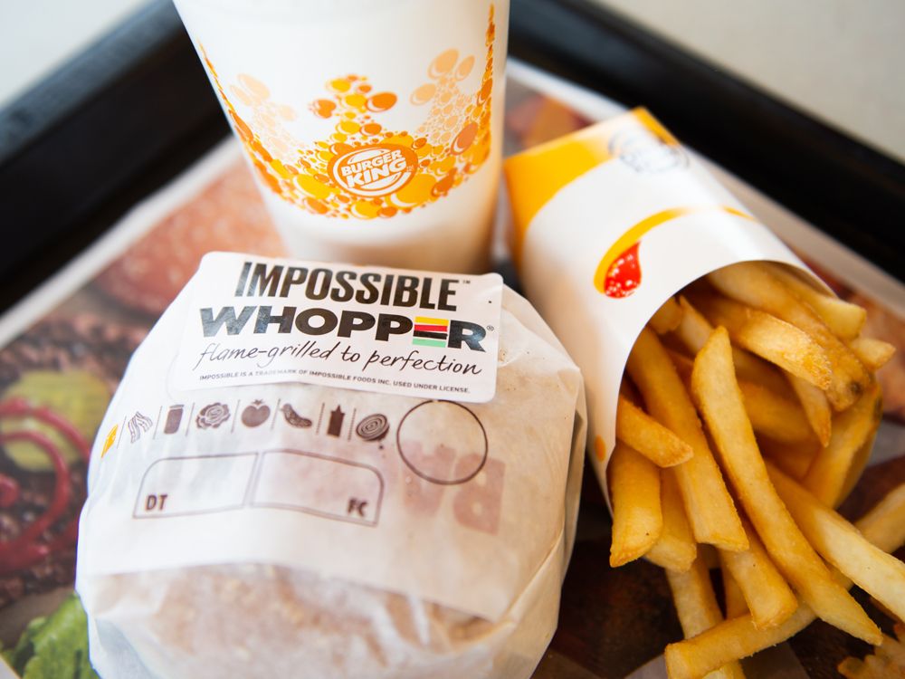 Burger King puts its plant-based Impossible Whopper on the value
